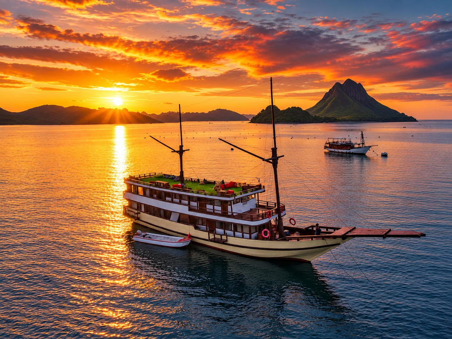 Complete photograph of Princess Nabila at sunset