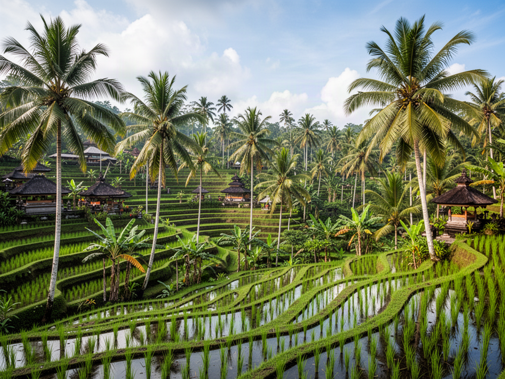 Ubud and Central Bali scenery