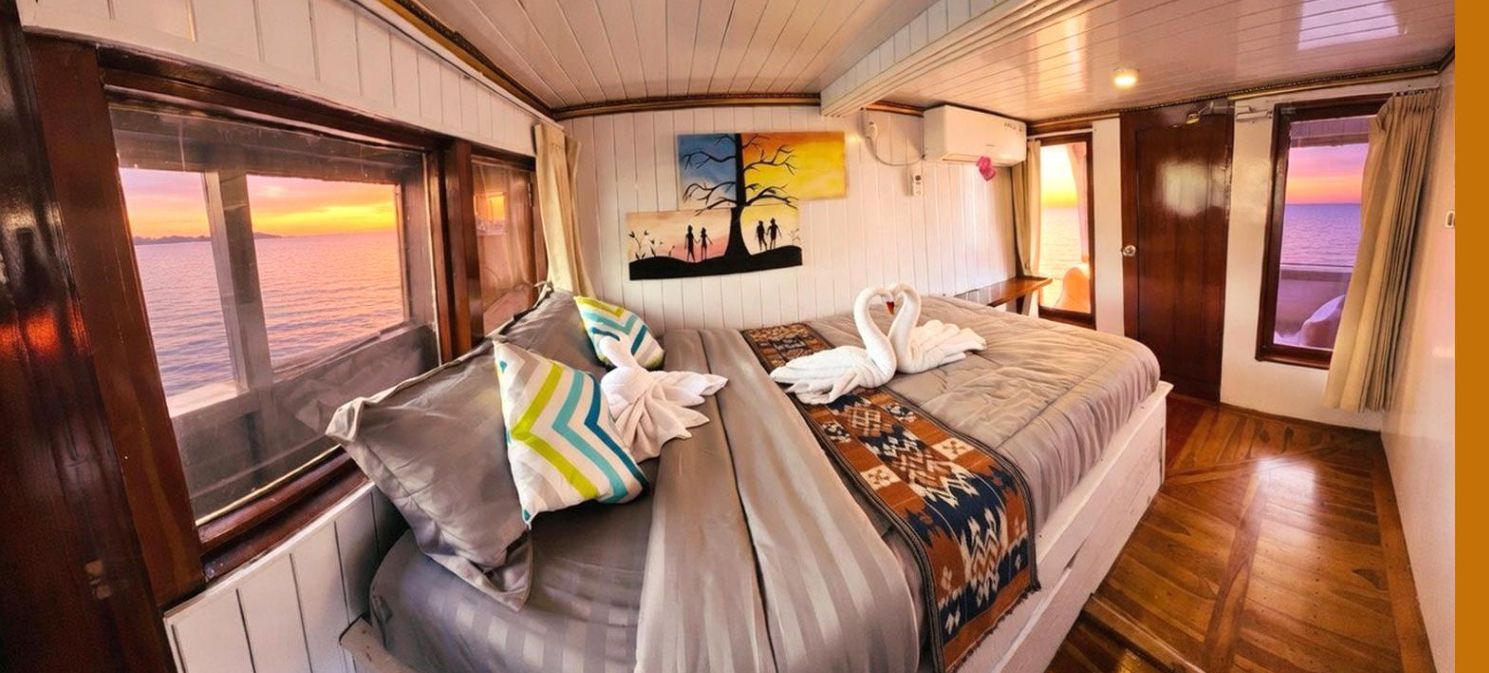 Flores cabin aboard Princess Nabila